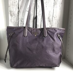 Prada Purple Tote Bag